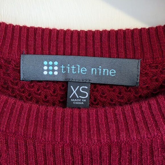 NWT Title Nine Woolicious Waffle Dress - Picture 3 of 7